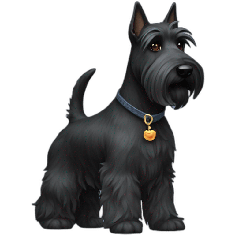 dog scottish terrier full body emoji