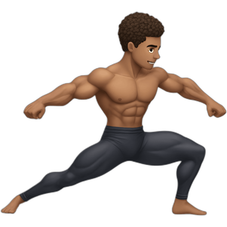 Posh-muscle-boy-doing-leg-split emoji