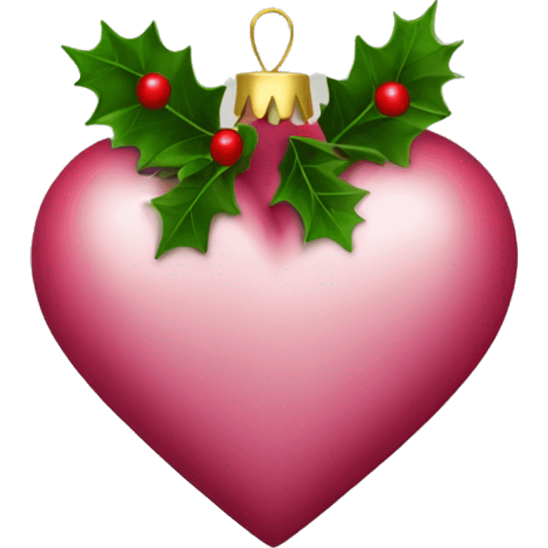 Christmas heart  emoji