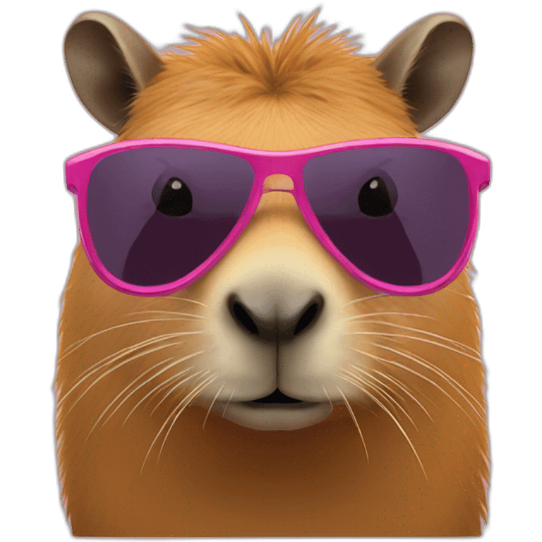 capybara with sunglasses emoji