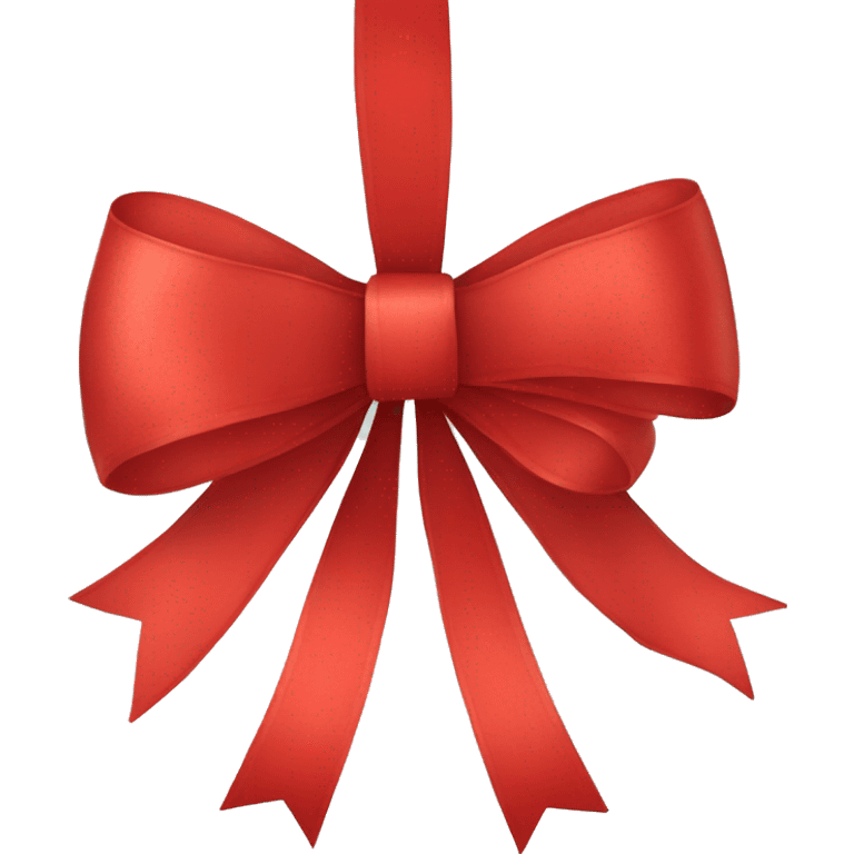 red ribbon bow emoji