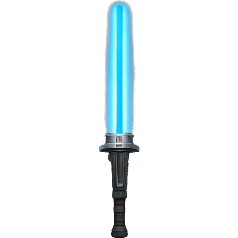 Jedi blue light saber emoji