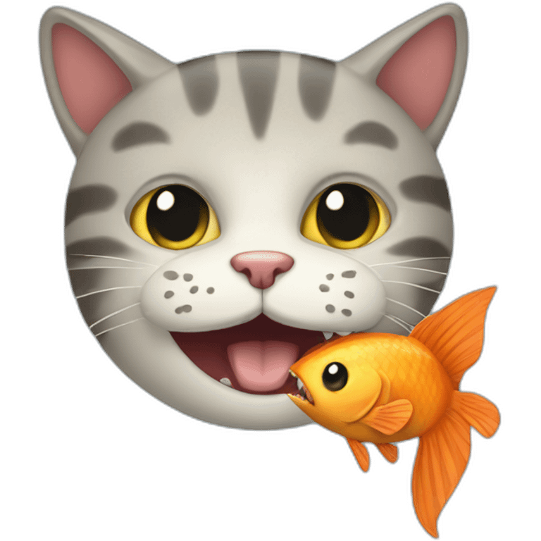 cat-eating-fish emoji