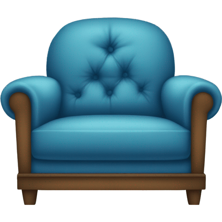 blue couch chair emoji