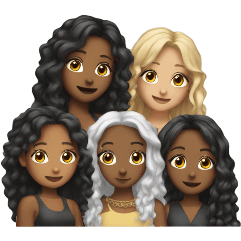 a girl group of 4 members (aespa) emoji