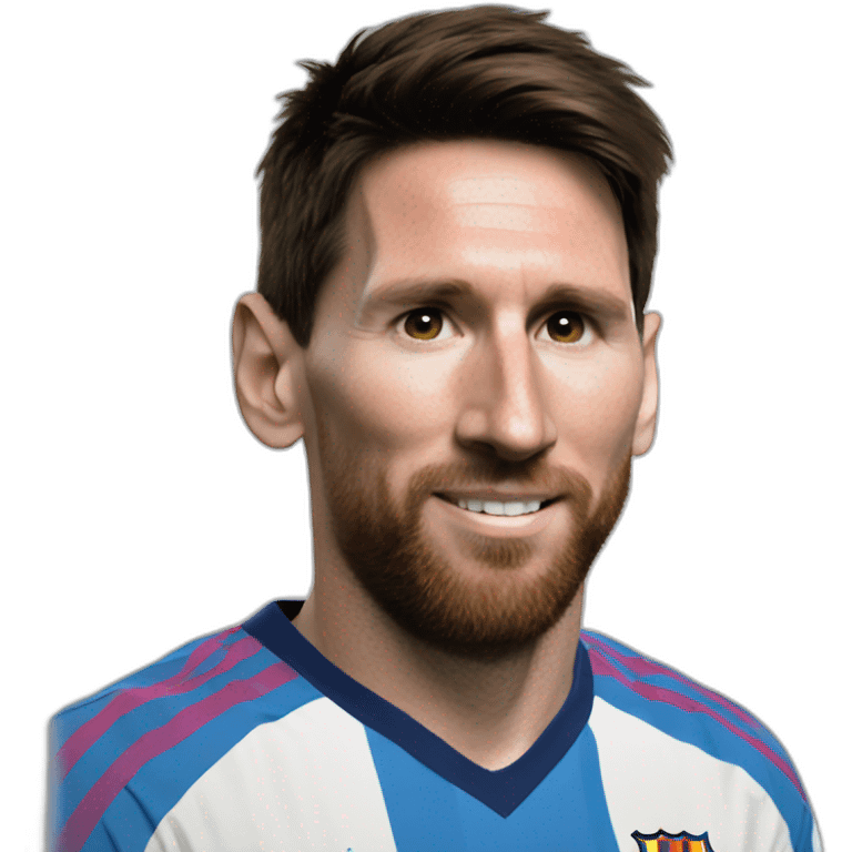 Messi in real emoji