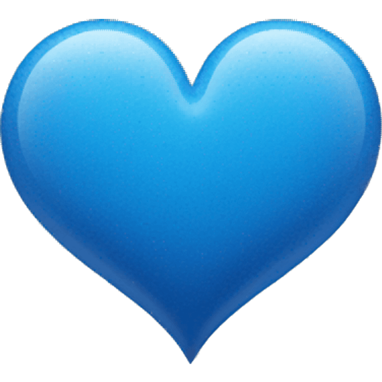 Heart blue emoji