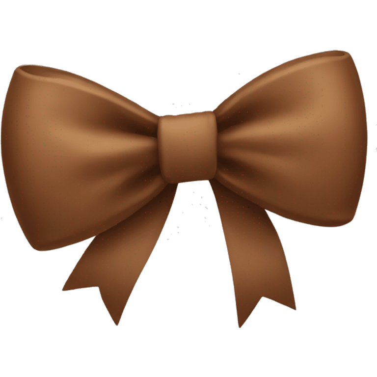 Brown bow  emoji