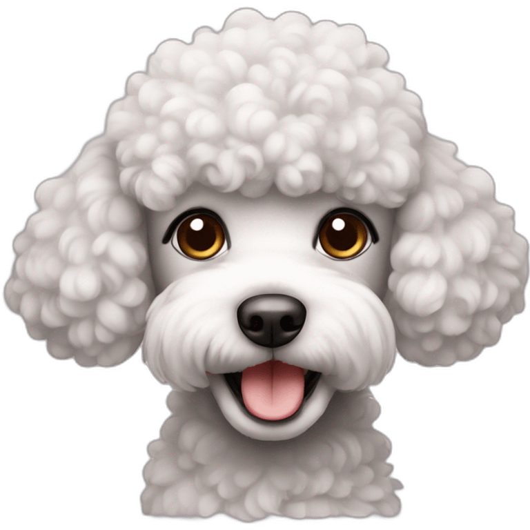 cute poodle emoji