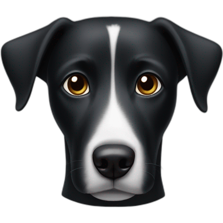 black dog white nose emoji