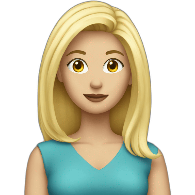 Un blonde emoji