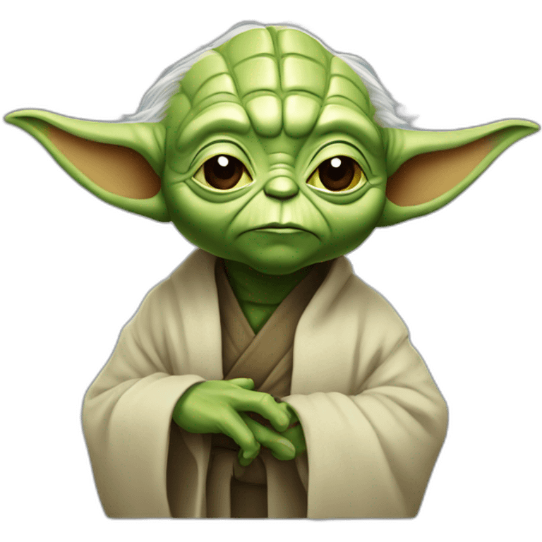 Yoda supporter du standard emoji