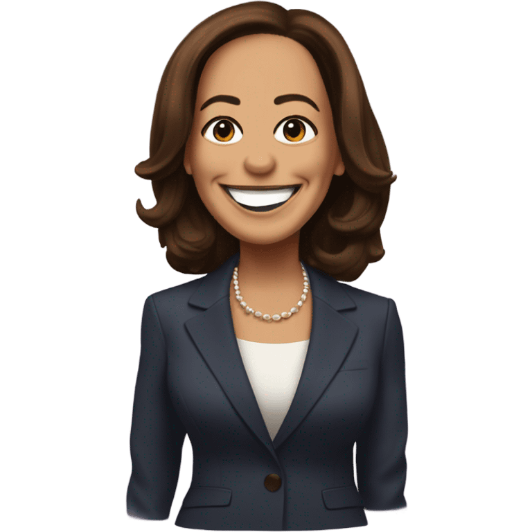 kamala harris winking emoji