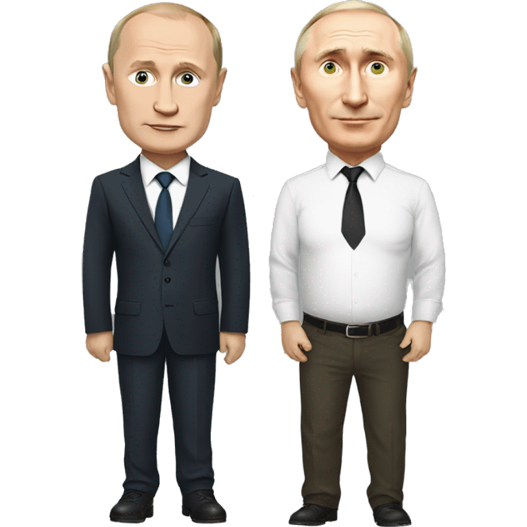 Putin with Lukashanko  emoji