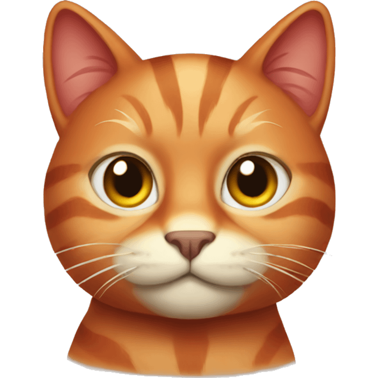 Red cat emoji