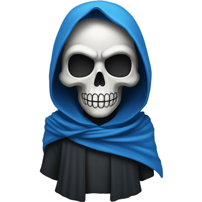 Grim reaper with a blue bandana  emoji