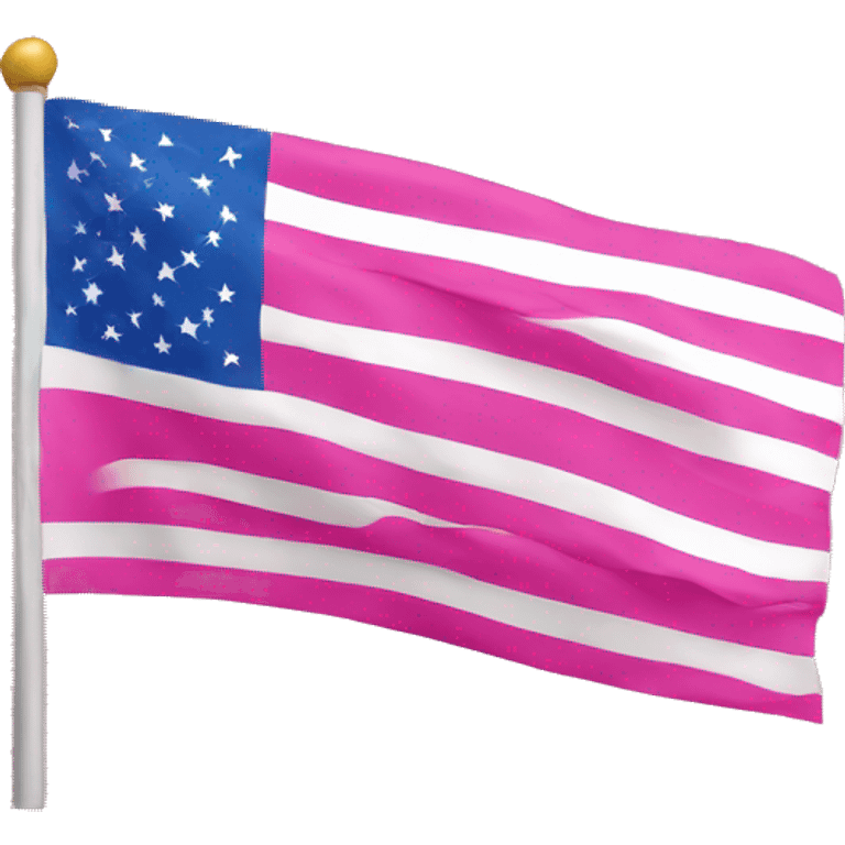 pink american flag emoji