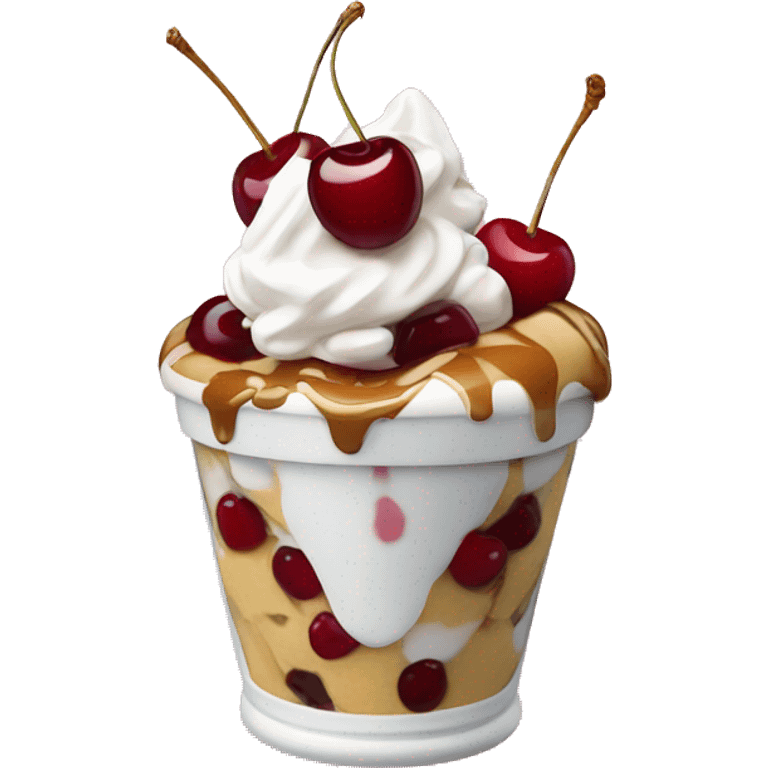 Sundae with cherries  emoji