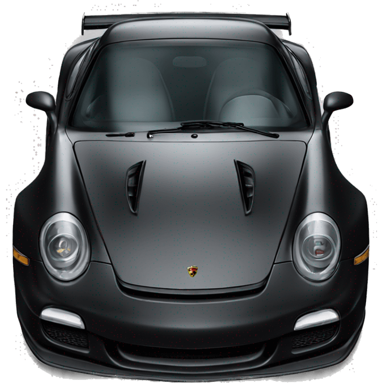 Black porsche gtr  emoji