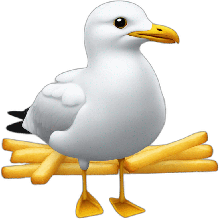 seagull fries emoji