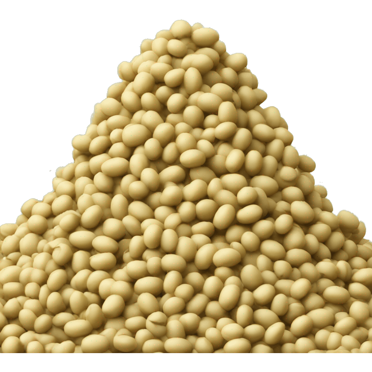 pile of soybean emoji