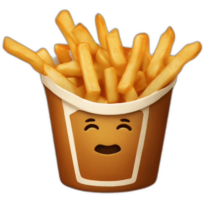 Poutine embrasse Macrob emoji