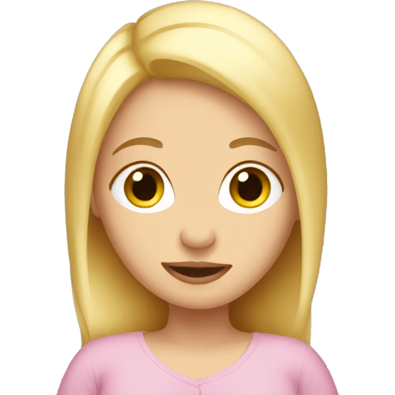 Blond pregnant  emoji