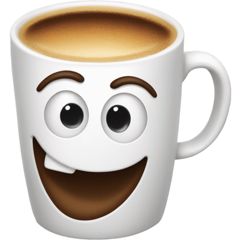 Mad cup of coffee  emoji