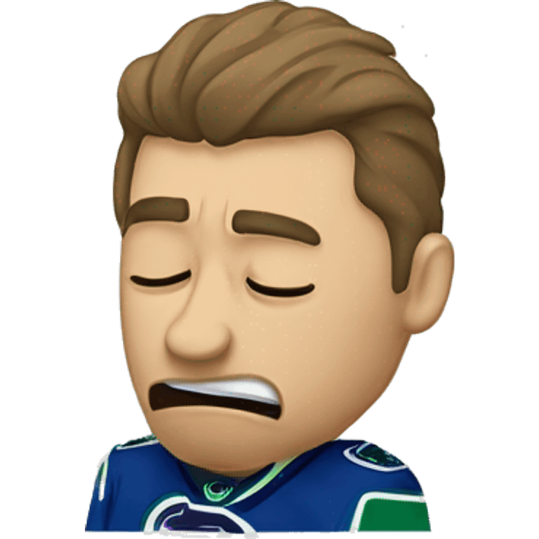 Vancouver canucks fan crying emoji