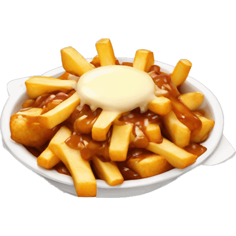 Poutine qui mange emoji