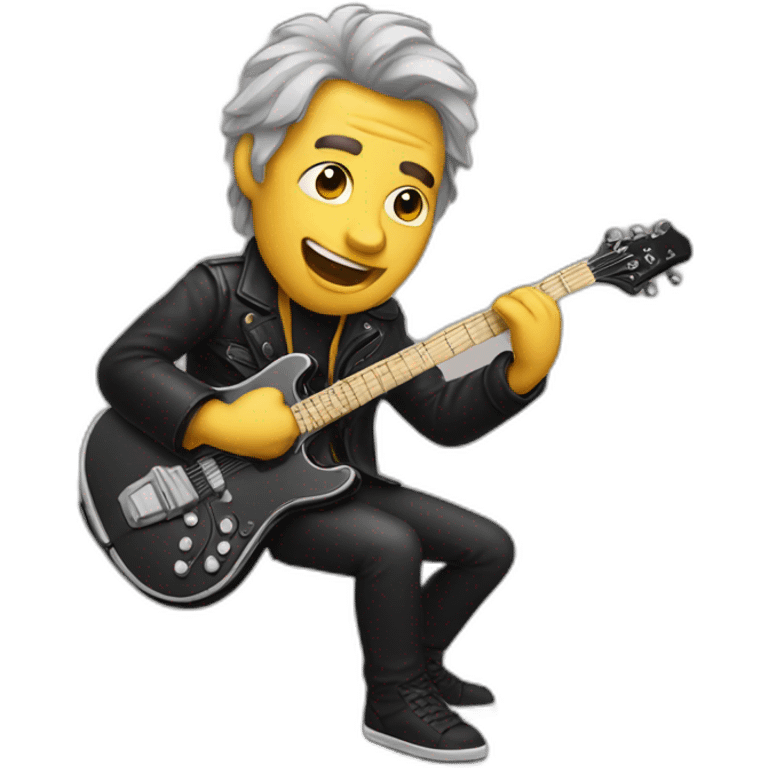 Rock musician man emoji