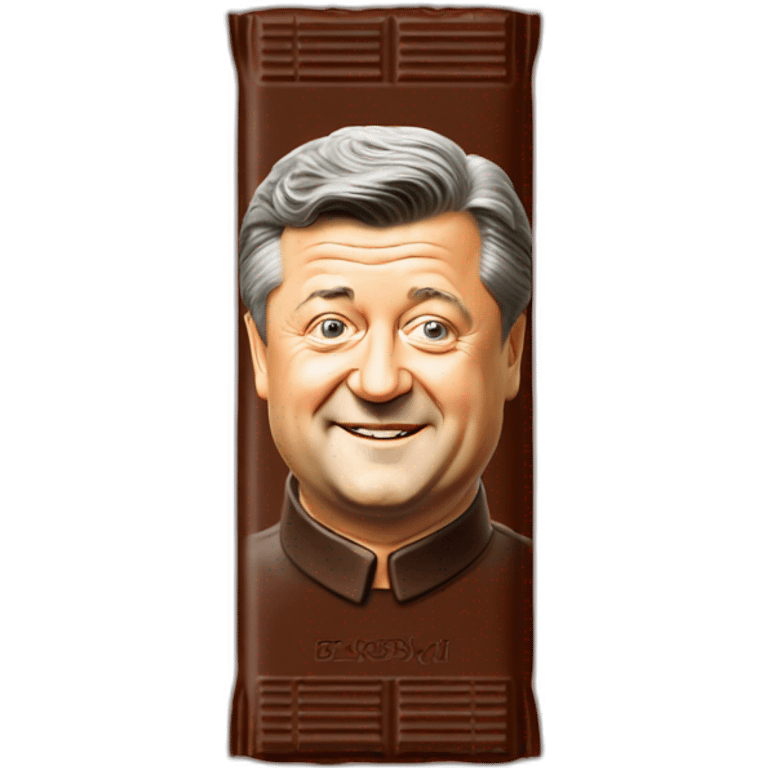 Poroshenko chocolate bar emoji