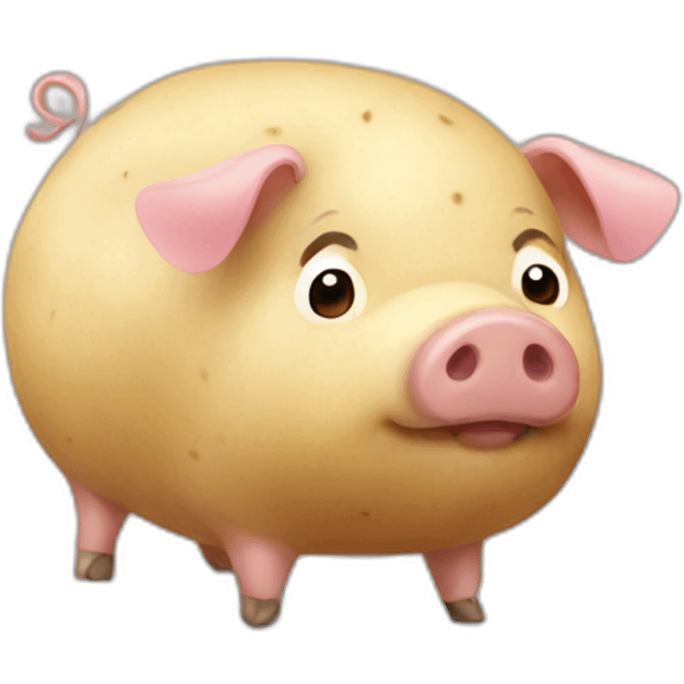 Potato pig emoji