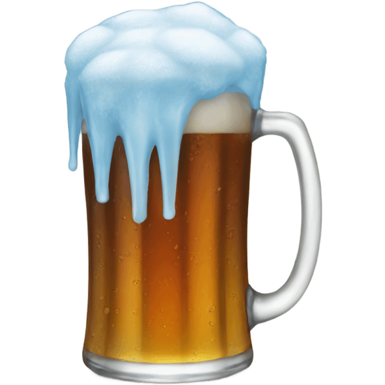 Ice beer  emoji