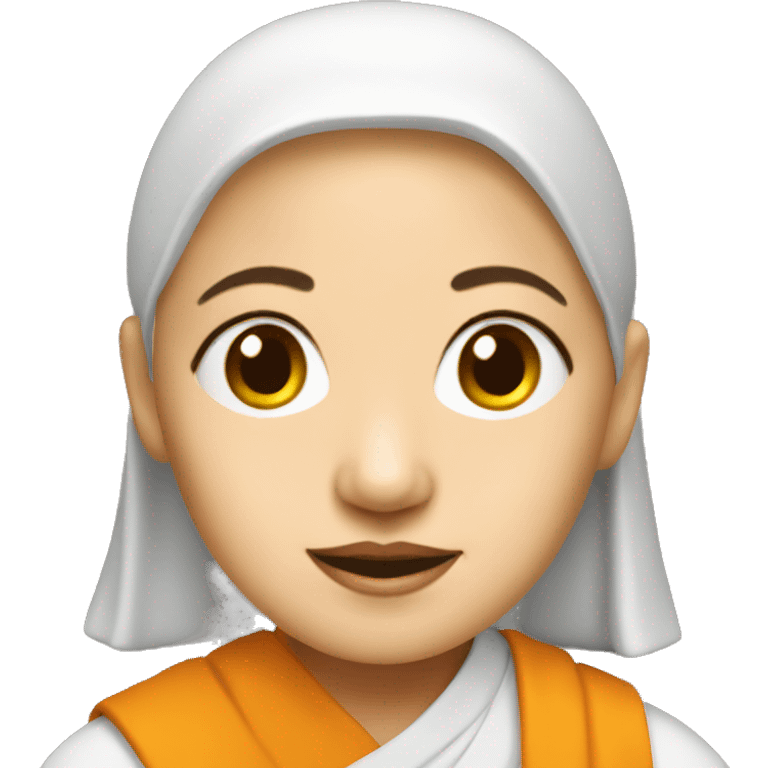 Buddhist nun emoji