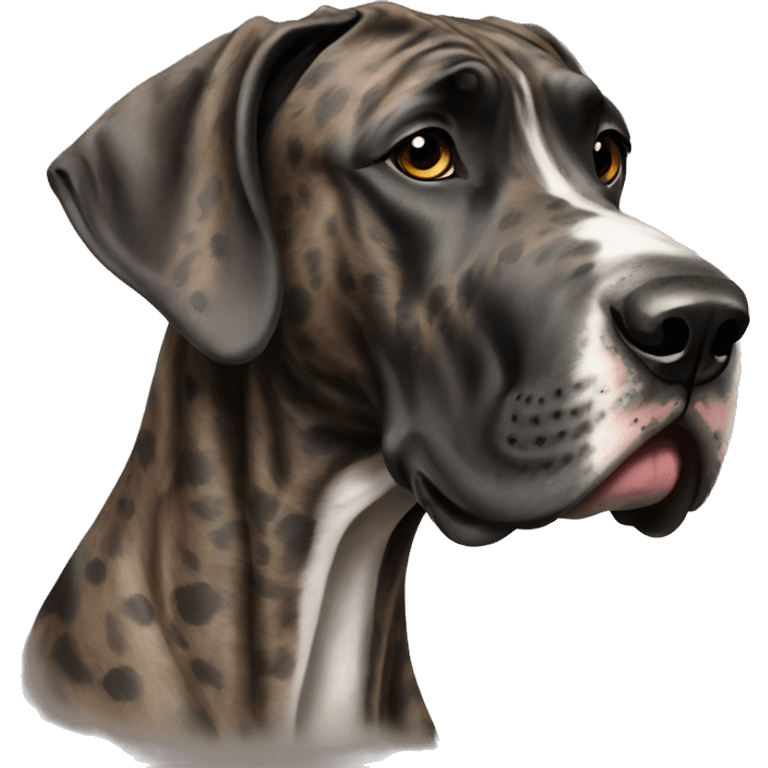 Brindle Great Dane emoji