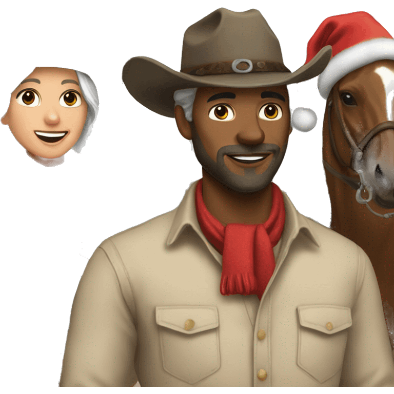 Western Christmas  emoji