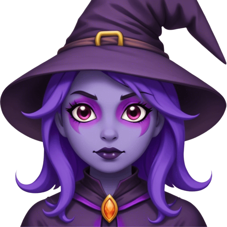  witch girl purple  emoji