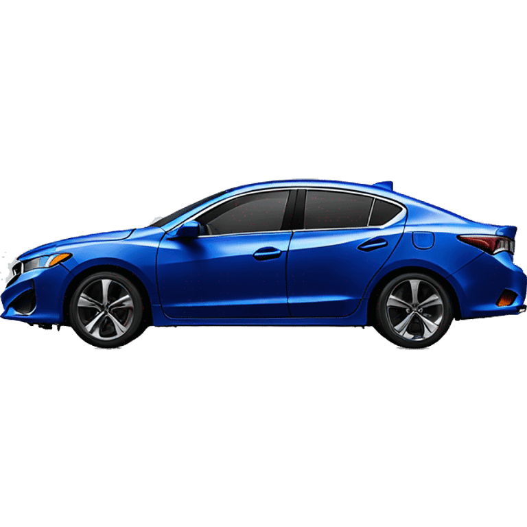 blue ILX acura with black rims  emoji