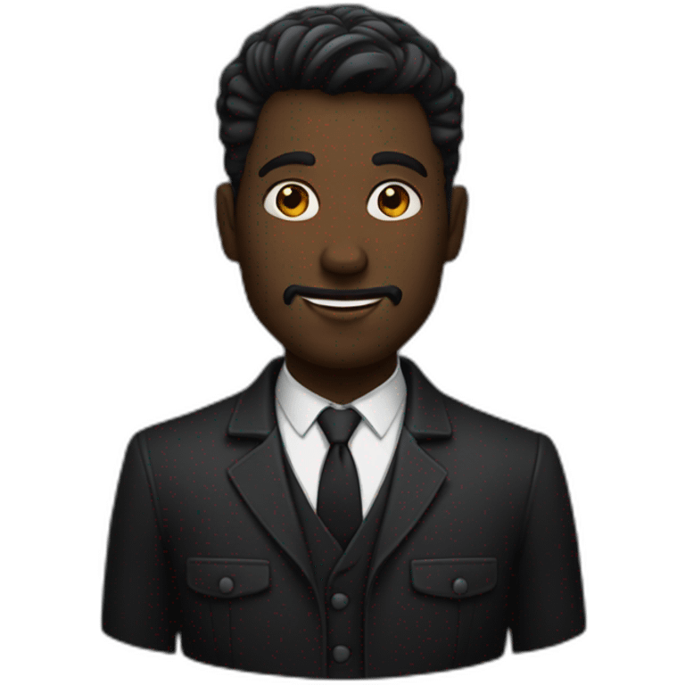 Noir homme gay emoji