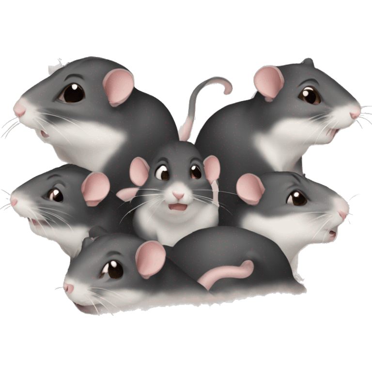 4 rats emoji