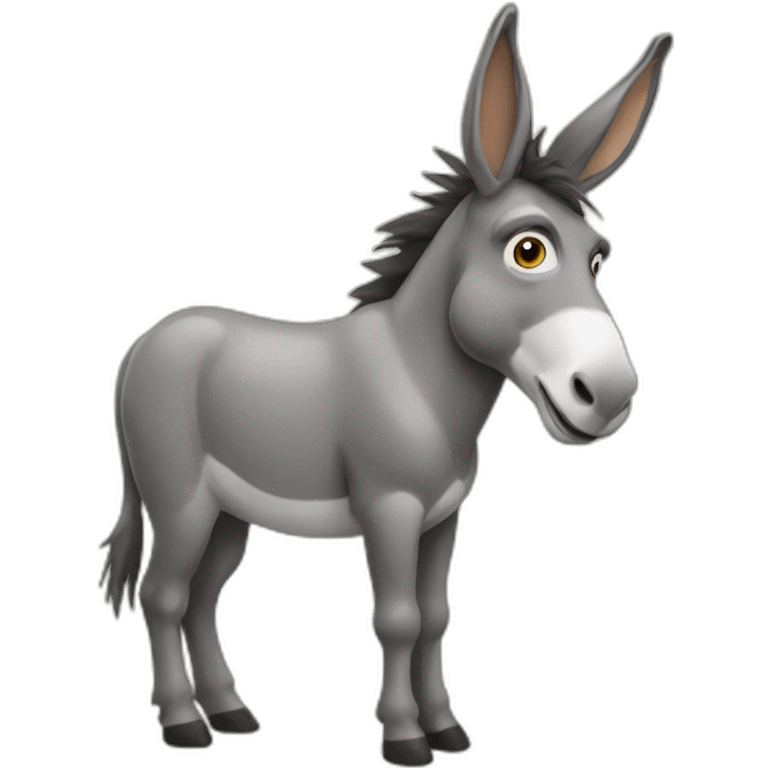 donkey with hands emoji