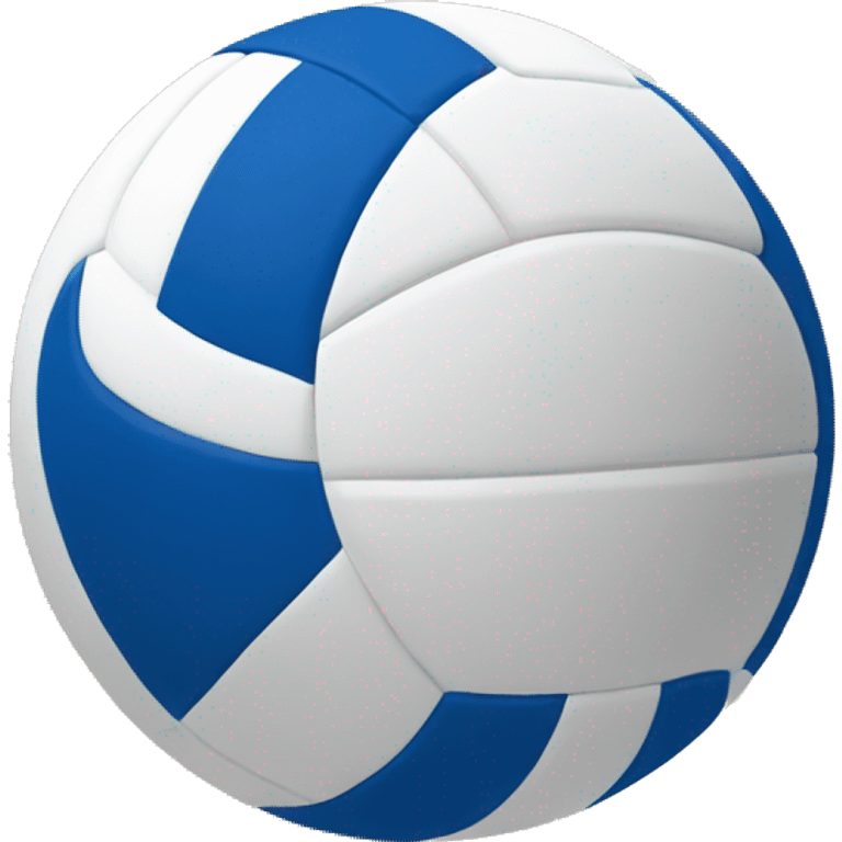 blue white and grvolleyball emoji