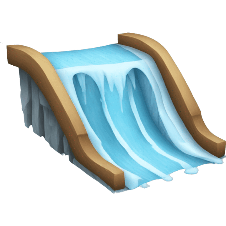 Ice slide emoji