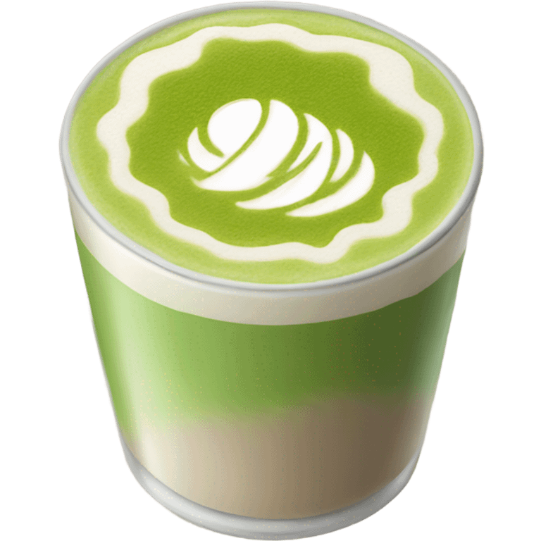 Matcha latte  emoji