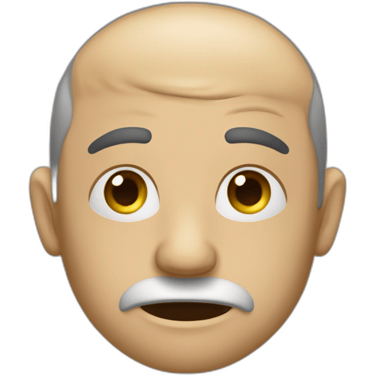 Ein traurig aber glücklicher Mensch emoji