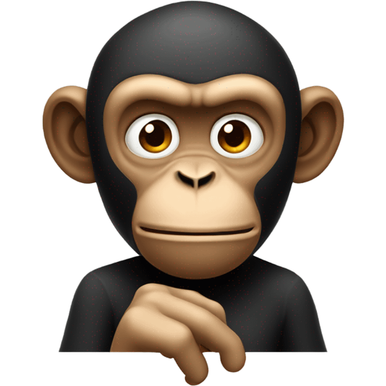 monkey doing thumbs down emoji