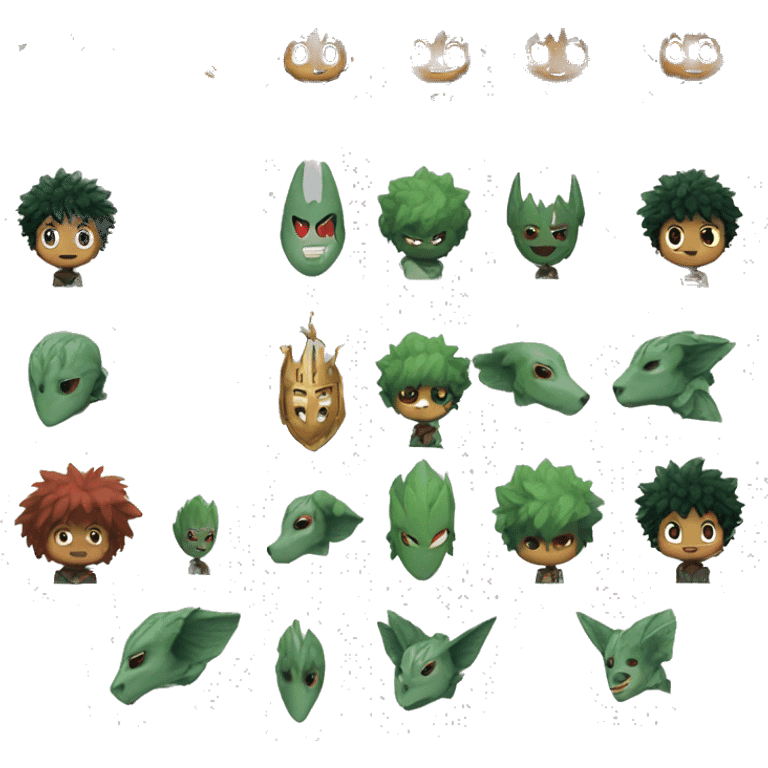 Deku and baku emoji