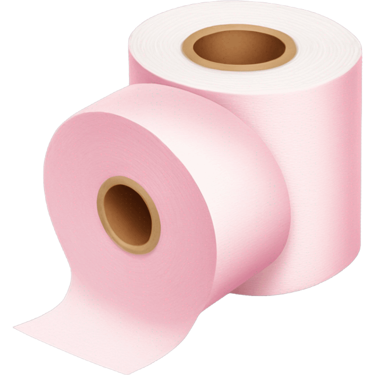 Light-pink roll of toilet paper  emoji