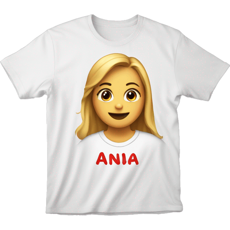 T-shirt with the inscription “I ❤️anna ” emoji